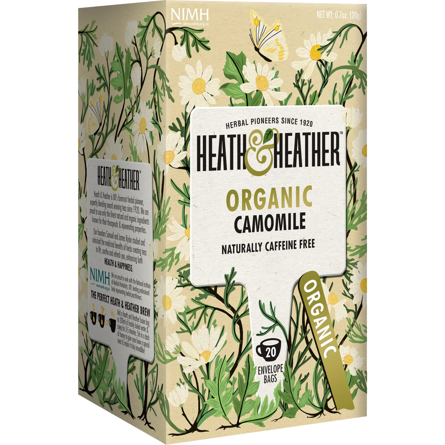 Heath And Heather Org Camomile Tea