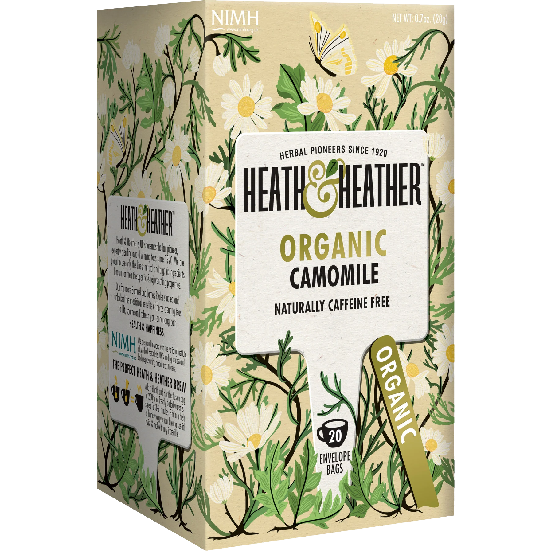 Heath And Heather Org Camomile Tea