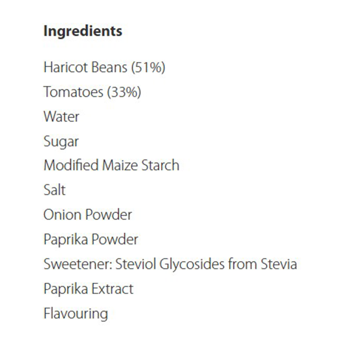 Sainsbury's Reduced Sugar & Salt Baked Beans