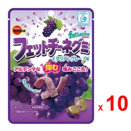 Bourbon Fettuccine Gummy With Concentrated Grape Juice