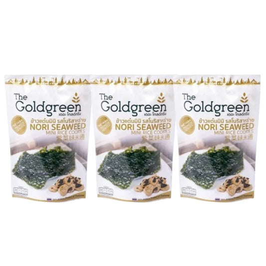 THE GOLDGREEN [promotion Pack 3] - MINI RICE COOKIES NORI
