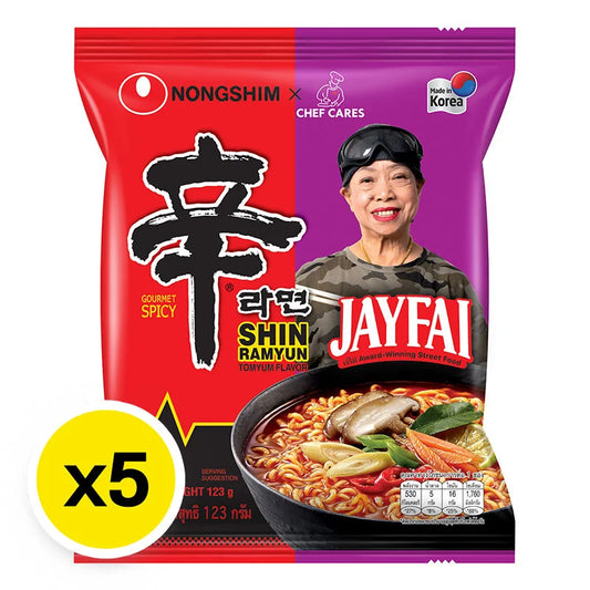 Nongshim Shin Ram Yun Jayfai 123g x5