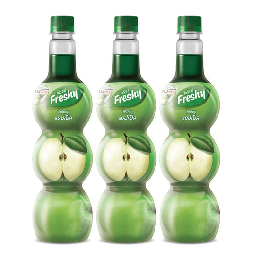 FRESHY Syrup With Apple Juice Concentrate 710ml x3