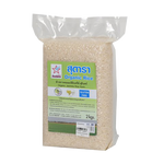 Bag of Sudara Organic Jasmine Rice, healthy grocery product with fluffy, fragrant rice grains in a clear bag.