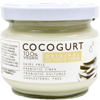 Cocogurt Agrilife Original No Sugar healthy coconut yogurt container with a clean label and creamy texture.