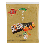 Taberu Seaweed confectionery snack in a package, showing crispy, seasoned seaweed sheets perfect for snacking.