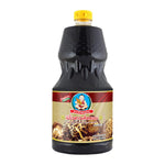 Deksomboon Mushroom Soy Sauce 2000ml bottle, traditional Asian dry grocery condiment with rich mushroom flavor.
