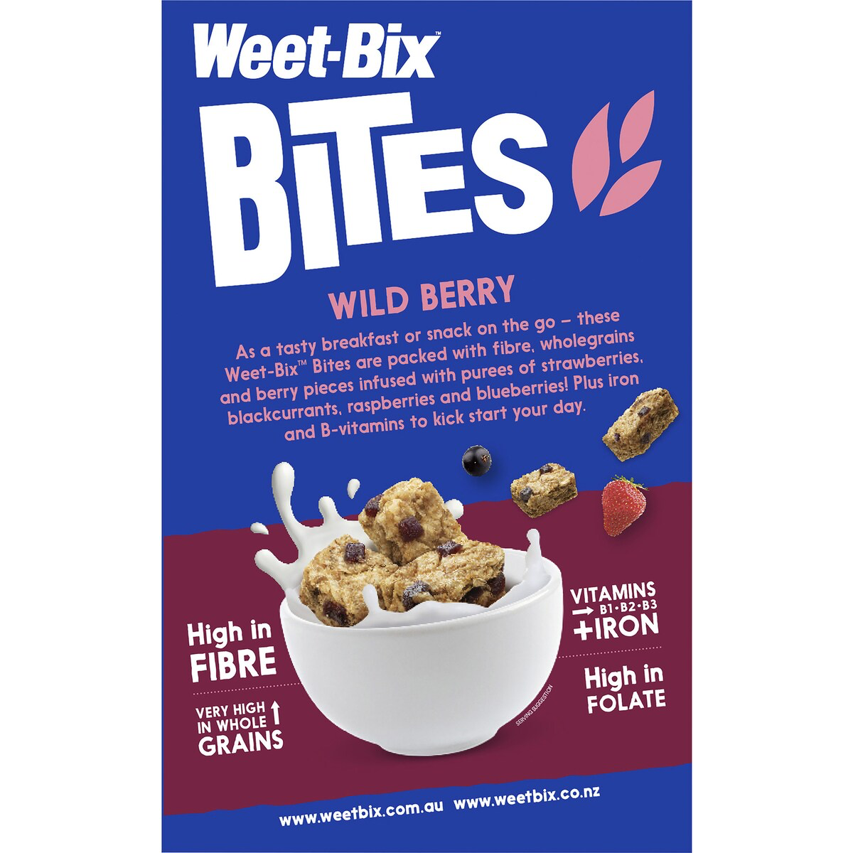 Sanitarium Weet Bix Bites Wild Berry Breakfast Cereal