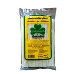 Emerald brand rice sticks, crispy gluten-free snack in a clear package, ideal for cooking or snacking.