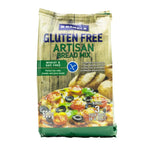 Bakels gluten-free artisan bread mix in a 600g package, dry grocery product with a clear label and packaging.