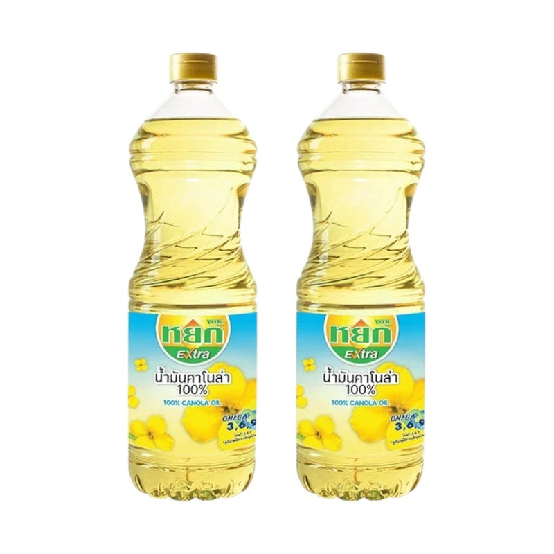 Yok Extra 100% Canola Oil 1 Liter Bottle X 2 Bottles