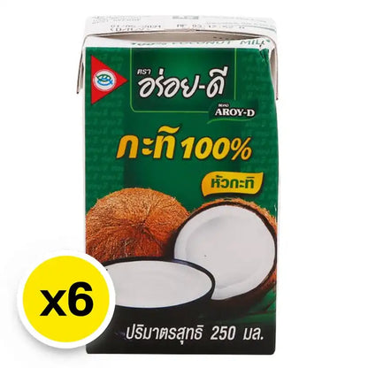Aroy-d Coconut Milk 250ml x6