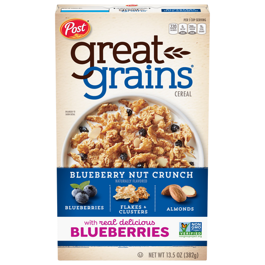 Post Great Grains Blueberry Nut Crunch Cereal