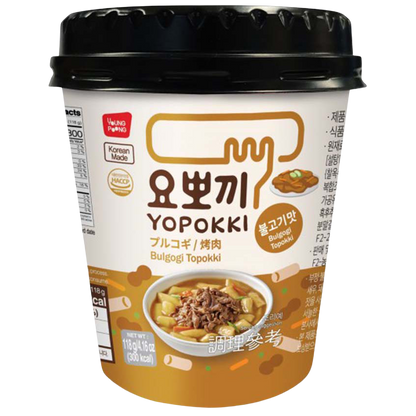 Youngpoong Yopokki Bulgogi Topokki Cup