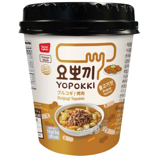 Youngpoong Yopokki Bulgogi Topokki Cup