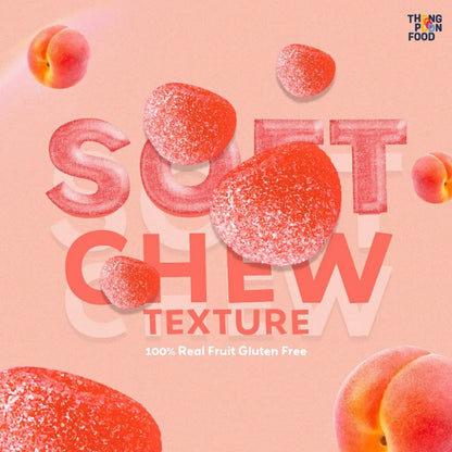 Thong Poon Gummy Jelly Real Peach Berry Me 150g