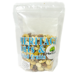 Assorted Heritage Mixed Nuts natural confectionery snacks in a bowl, showcasing a variety of roasted nuts with shells and without.