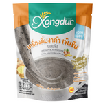 Xongdur Ginger Black Sesame drink in a glass, showing a dark-colored beverage with ginger and sesame ingredients.