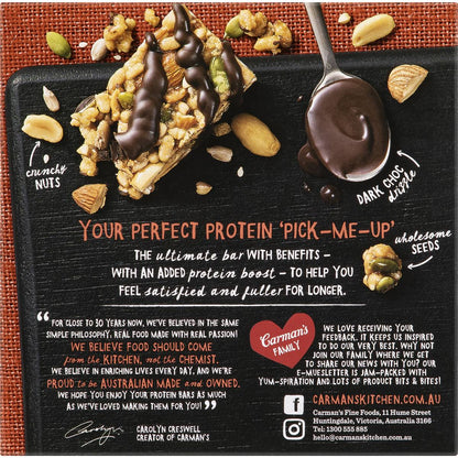 Carman's Salted Dark Choc & Almond Protein Bars