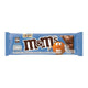 M&M's Crispy Chocolate Bar with puffed rice, 44g, showing the chocolate bar with crunchy puffed rice pieces