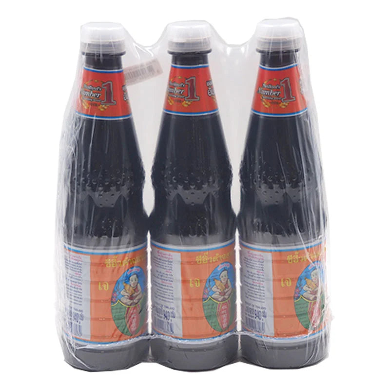 DEK SOM Boon Black Soy Sauce Formula 5 940ml x3