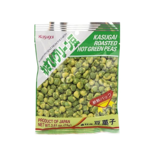 KASUGAI Roasted Hot Greenpeas Coated With Wasabi From Japan .