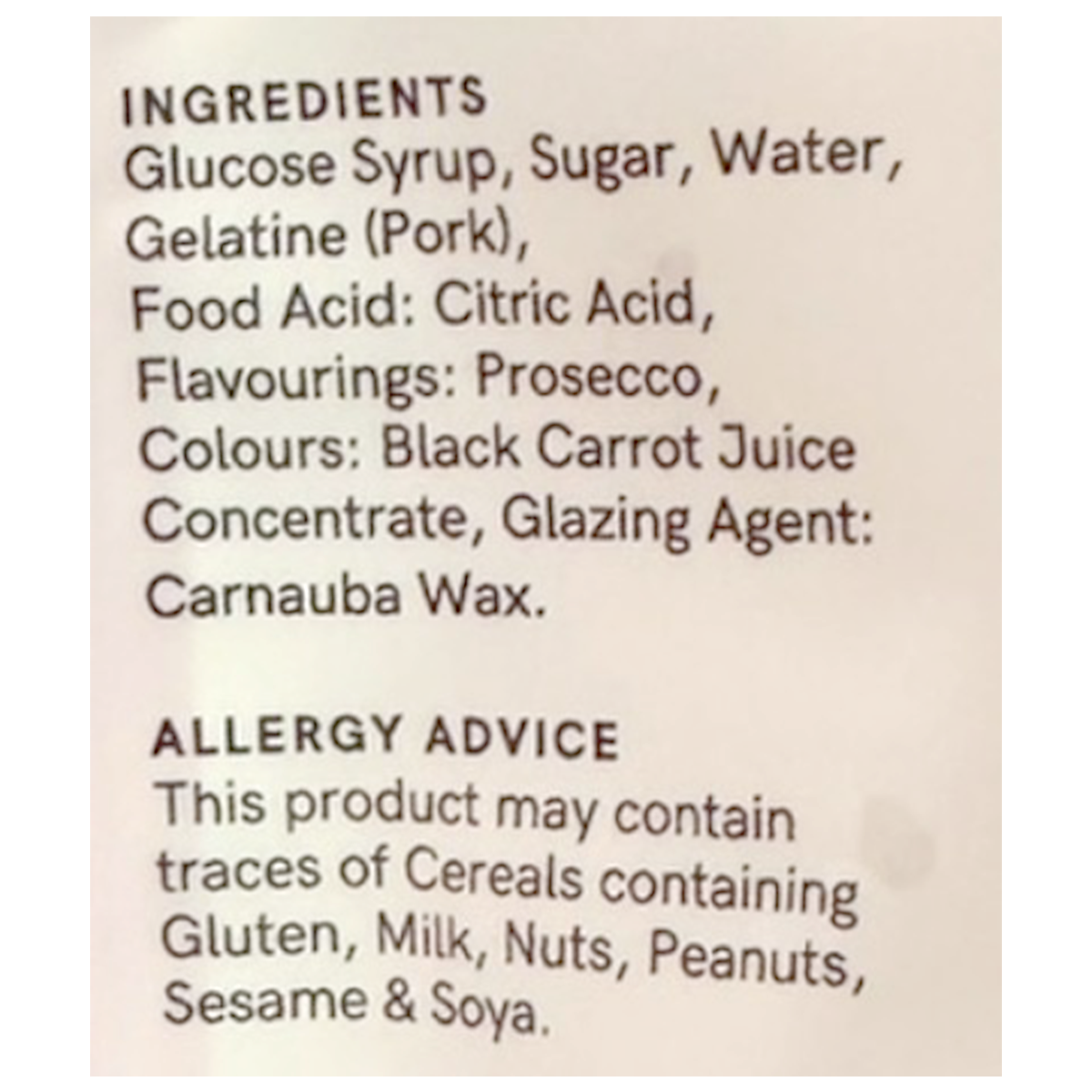 Ask Mummy & Daddy Prosecco Rose Gummies