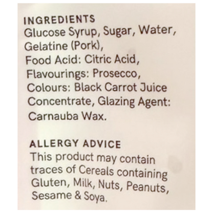 Ask Mummy & Daddy Prosecco Rose Gummies