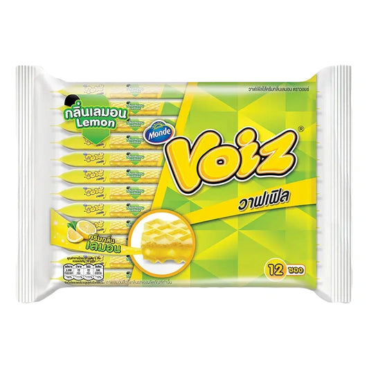 Voiz Waffle Lemon Flavour 12 Pcs 19g