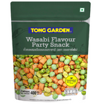 Tong Garden Party Snack Wasabi Flavour, colorful confectionery snack with wasabi flavor and crunchy texture.