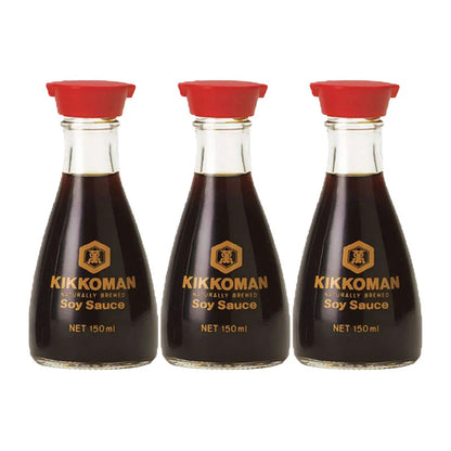 Kikkoman Soy Sauce 150ml x3