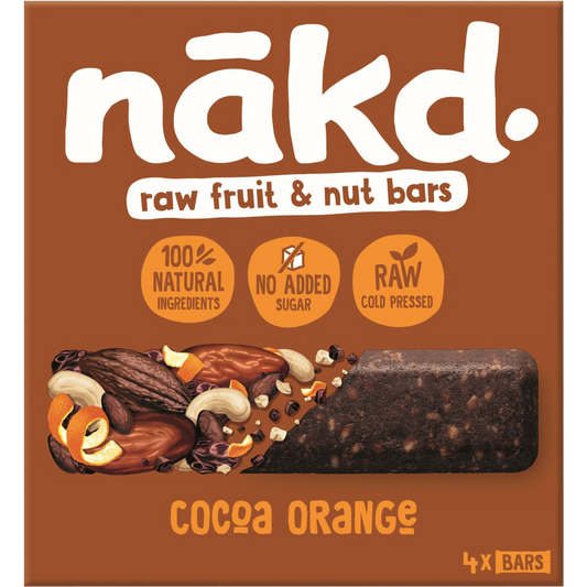 Nakd Cocoa Orange Fruit & Nut Bars