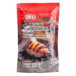 ARO Mala Teriyaki Sushi Burn Sauce 500g in a bottle, ideal for Japanese cuisine and sushi dishes, from ARO dry grocery brand.