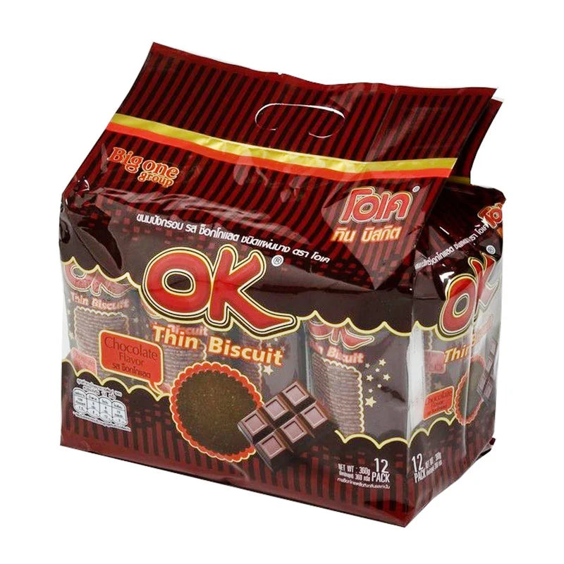 OK Cracker Chocolate 12 Pcs 30g