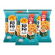 PR Crispy Snack Seaweed in 80g packs, three bags stacked with crispy, seasoned seaweed strips on a white background.