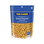 Tong Garden roasted salted peanuts in 400g bag, dry grocery snack with visible salted, roasted peanuts in a clear bag.