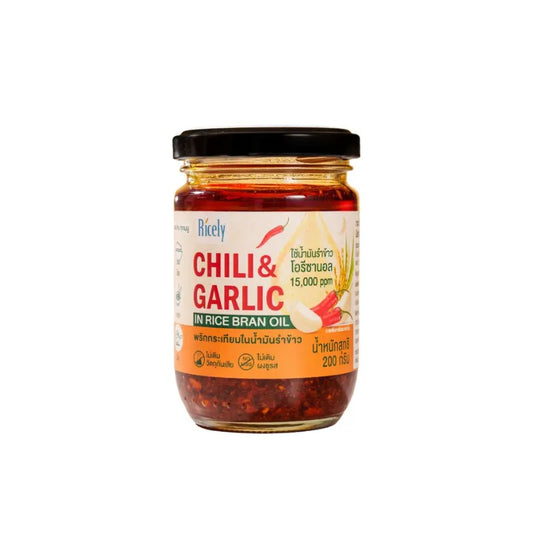 Ricely Garlic Chili In Rice Bran Oil 200g
