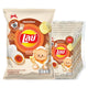Lay's Classic Salted Egg snack pack, 44g x6, featuring crispy potato chips seasoned with salted egg flavor.