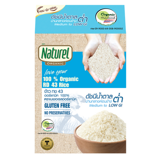 Natural Organic 100% Organic Rd 43 Rice