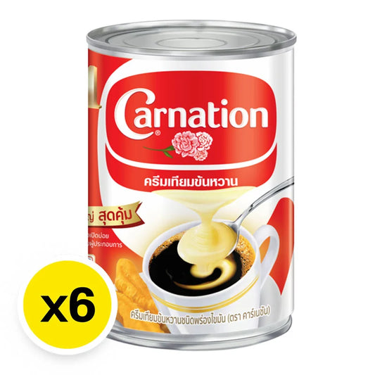 Carnation Sweetened Condensed Milk 505g x6