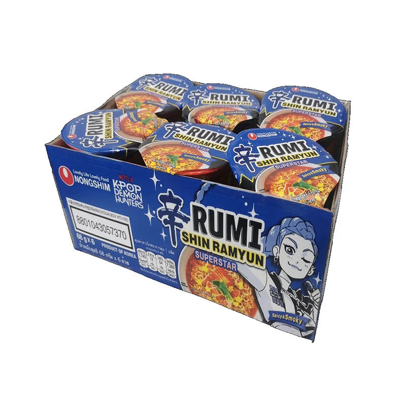 Nongshim Rumi Shin Ramyun Superstar Cup 68g x6