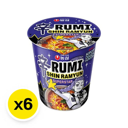 Nongshim Rumi Shin Ramyun Superstar Cup 68g x6