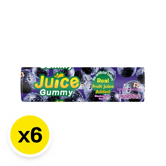 Frutips Jelly Fruity Blackcurrant 60g x6