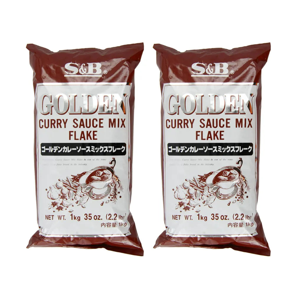 S & B Golden Curry Sauce Mix Flake With Powder And Beef Bouillon
