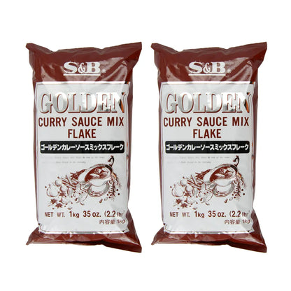 S & B Golden Curry Sauce Mix Flake With Powder And Beef Bouillon