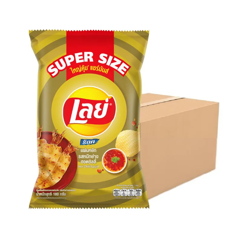 LAYS ROCK HOT CHILI SQUID 180g x12