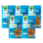 Lilsheep Sour Cream and Cheese Flavored Glass Protein Packs, sweet snack confectionery with colorful packaging.