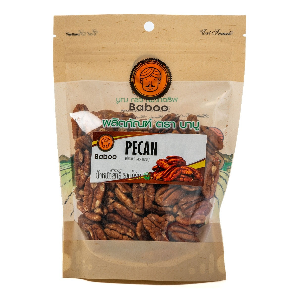 Baboo Raw Pecan Nuts