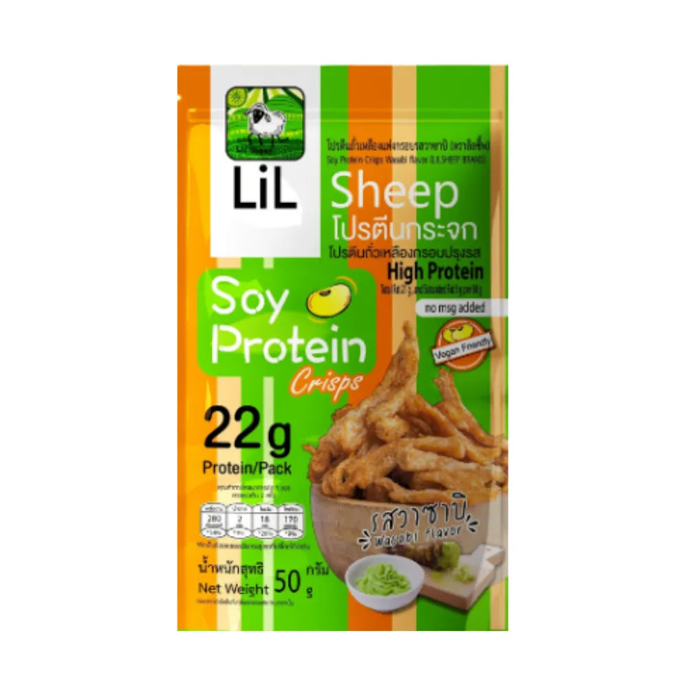 LILSHEEP Soy Protein Crisps Glass Protein (vegetarian) 50g