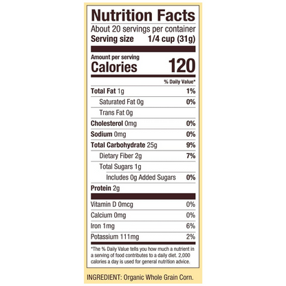 Bob's Red Mill's Organic Whole Grain Corn Flour